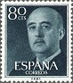 Spain 1955 General Franco 80 CTS Verde Edifil 1152